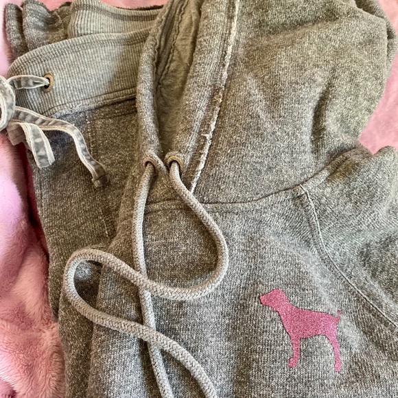 Victoria’s Secret PINK Shimmer Pant & Hoodie Set - Picture 1 of 9